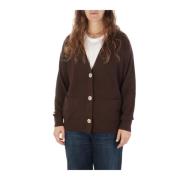 Filippo De Laurentiis Dam Cardigan Brown, Dam