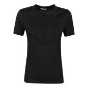 Moncler Svart T-Shirt Black, Dam