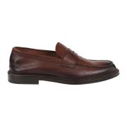 Doucal's PNY Loafers i Marrone/Fondo Testa Moro Brown, Herr