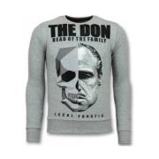 Local Fanatic Godfather Padrino The Don - Sweater Herr - 11-6294G Gray...