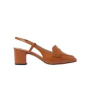 Scarosso Bianca Slingback Pump Brown, Dam