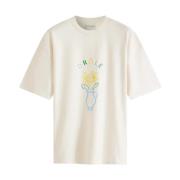 Drole de Monsieur Blomkruka T-shirt Beige, Herr