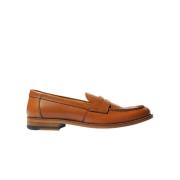 Scarosso Cognac Penny Loafers Brown, Dam