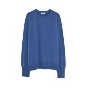 Tricot Knitwear Blue, Herr