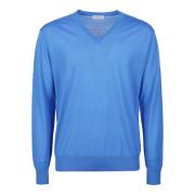Ballantyne Plain Sweater Blue, Herr