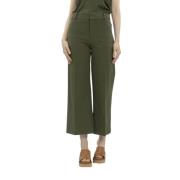 Frame Cropped Trousers Green, Dam