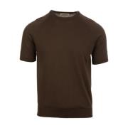 Gran Sasso T-Shirts Brown, Herr
