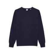 Aspesi Lyxig Cashmere Crewneck Sweater - M1054568 Blue, Herr