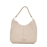 Ermanno Scervino Flätat Handtag Dragkedja Väska Beige, Dam