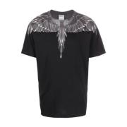 Marcelo Burlon Icon Wings Regular T-Shirt Black, Herr