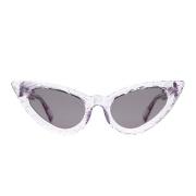Kuboraum Stiliga Cat-Eye Solglasögon Purple, Unisex