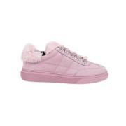 Hogan Sportiga Quiltade Låga Sneakers för Kvinnor Pink, Dam
