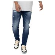 Xplct Studios Gem Jeans, Stiliga Jeans för Män Blue, Herr