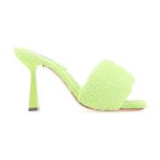 Sebastian Milano Heeled Mules Green, Dam