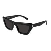 Saint Laurent Modiga Cat-Eye Solglasögon Sl467-001 Svart Black, Unisex