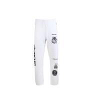 Moncler Sportiga Sweatpants med Maxi Prints White, Dam