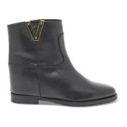 Via Roma 15 Ankle Boots Black, Dam