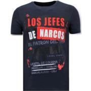 Local Fanatic Exklusiv Män T-shirt - Los Jefes The Narcos - 11-6372B B...