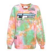 Chiara Ferragni Collection Tie-Dye Cotton Tröja Green, Dam