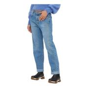 Federica Tosi Straight Jeans Blue, Dam