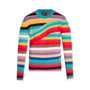 PS By Paul Smith Swirl Stripe Tröja Multicolor, Dam