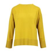 Kaos Olivolja Kimono Sweater Yellow, Dam