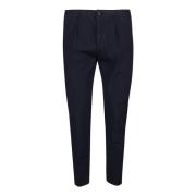 Department Five Marin Chinos med Prince Pences Design Blue, Herr