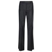 Seafarer Leather Trousers Blue, Dam