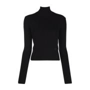 Patou Turtlenecks Black, Dam