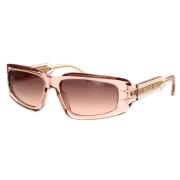 Dior Modernt och elegant geometriska solglasögon Pink, Unisex