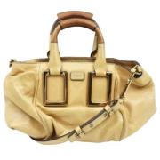 Chloé Pre-owned Förägda läderhandväskor Beige, Dam