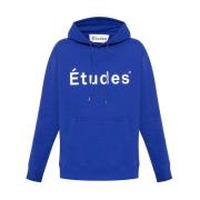 Études Sweatshirts Hoodies Blue, Herr