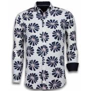 Gentile Bellini Skjorta med blommigt mönster - Eleganta sommarskjortor...
