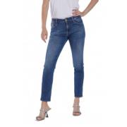 Mason's Slim Fit 5 Fickor Jeans - Carlotta Dte071 006 Blue, Dam