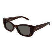Saint Laurent Höj din stil med SL 593 solglasögon Brown, Dam