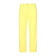 Msgm Msgm Trousers Yellow Yellow, Dam