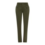 C.Ro Skinny Jeans Green, Dam