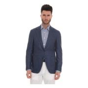 Canali Jacka med 2 knappar Blue, Herr