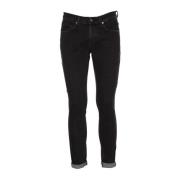 Dondup George Skinny Jeans Black, Herr