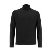 Ballantyne Turtlenecks Black, Herr