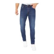 True Rise Billiga herrbyxor i regular fit - Dp07 Blue, Herr