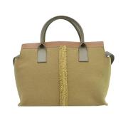 Chloé Pre-owned Pre-owned Canvas handvskor Green, Unisex