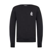 Études Sweatshirt med logotyp Black, Herr