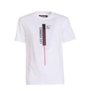 Les Hommes T-Skjorta med logotyp White, Herr
