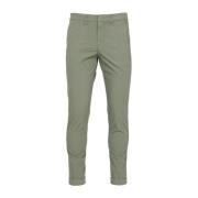 Fay Slim-fit Trousers Green, Herr