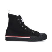 Thom Browne Svarta Sneakers för Män Black, Herr