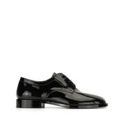 Maison Margiela Svarta Snörskor för Män Black, Herr