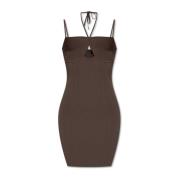 Nanushka ‘Deanne’ klänning Brown, Dam