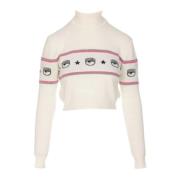 Chiara Ferragni Collection Knitwear White, Dam