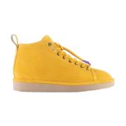 Panchic Lace-up Boots Yellow, Dam